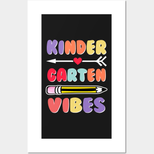 Kindergarten Vibes Back To School Posters and Art